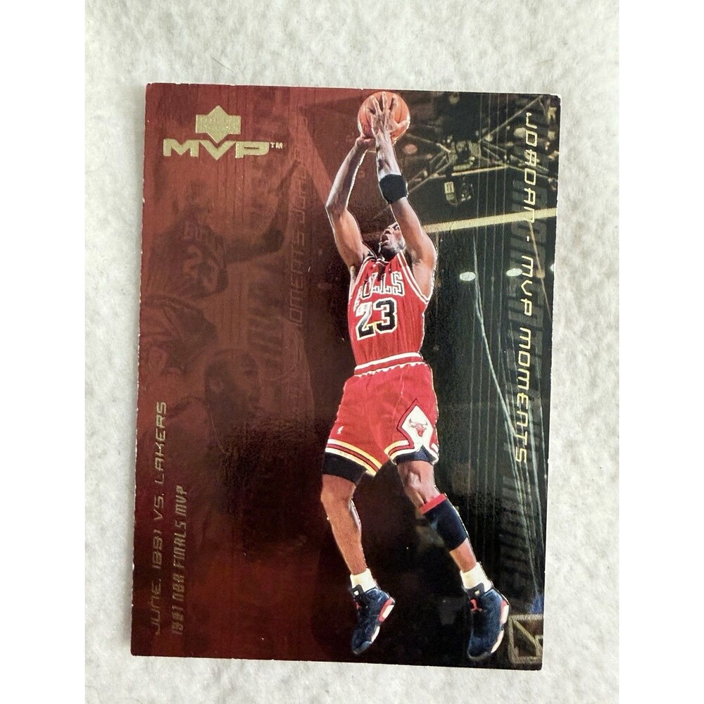 Michael Jordan MJ9 1999 Upper Deck MVP Moments 1991 Finals MVP Bulls Card